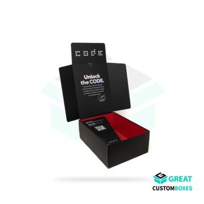 printed custom influencer boxes with logo for branded promotional packaging