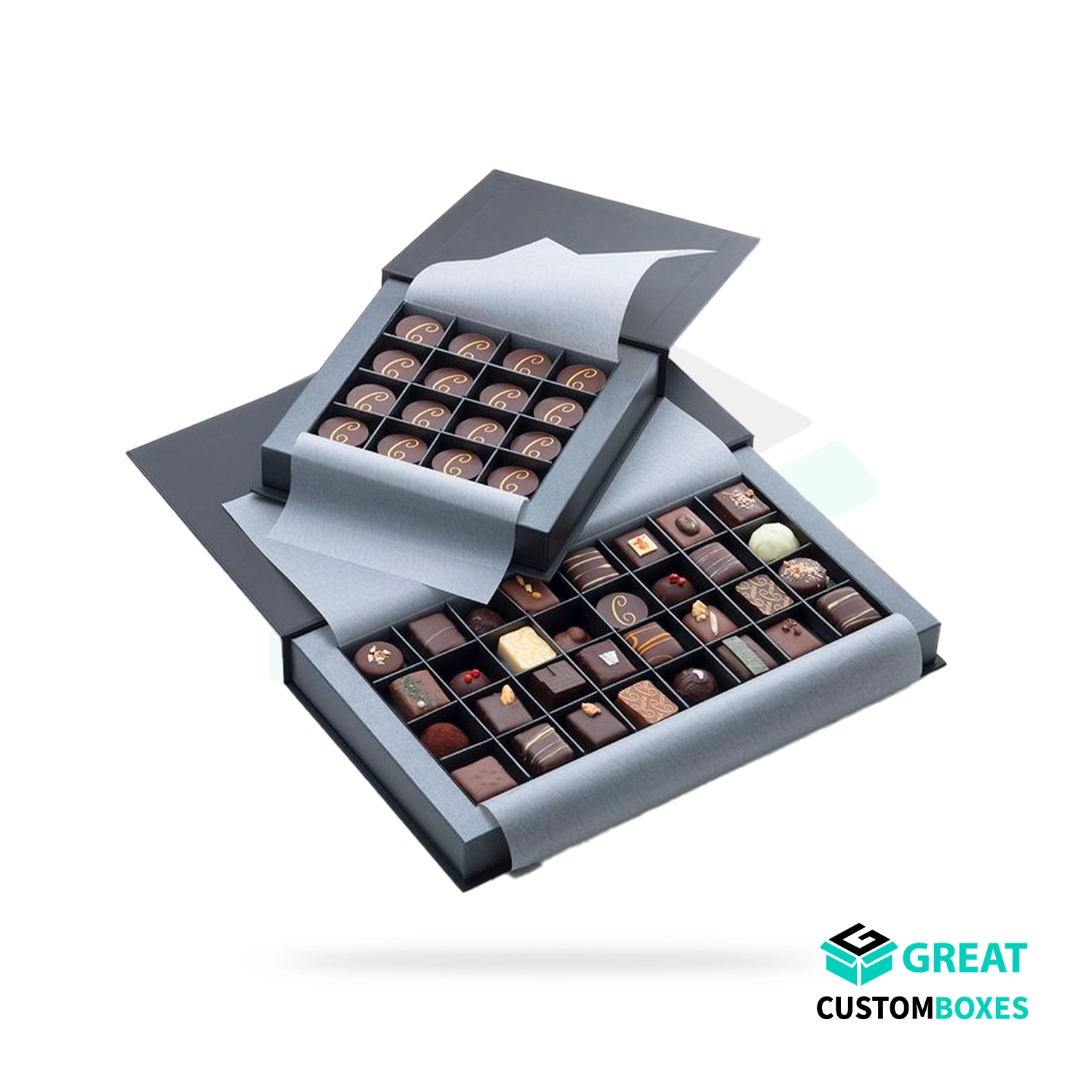 Custom Chocolate Boxes with Inserts